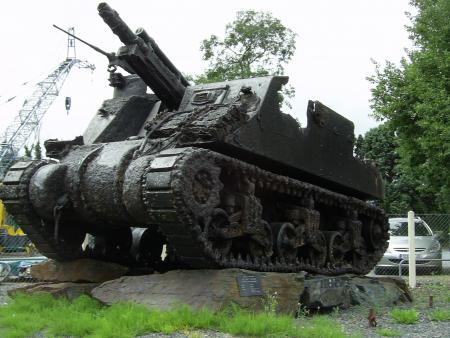 un M 7 de la seconde guerre mondiale